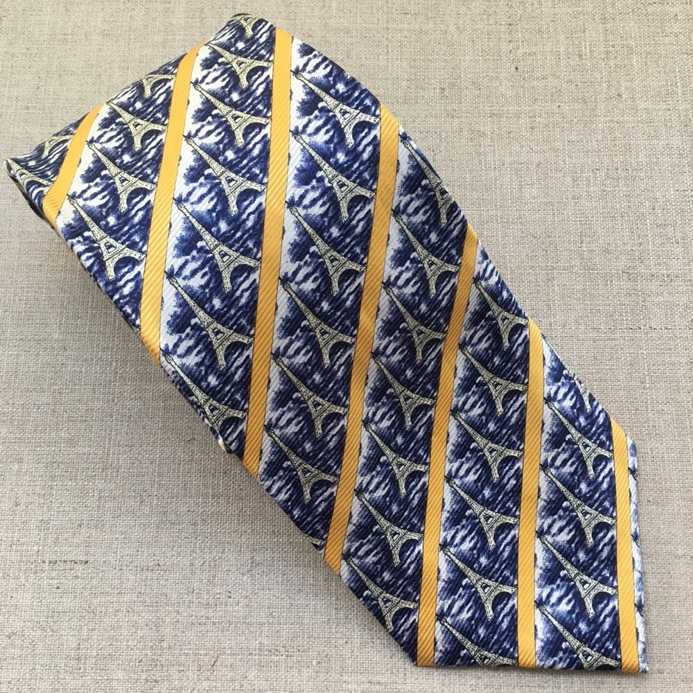 Axe Mod Multicolour Silk Tie